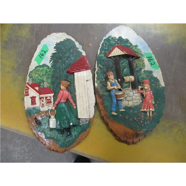 ESTATE:  2 WALL PLAQUES