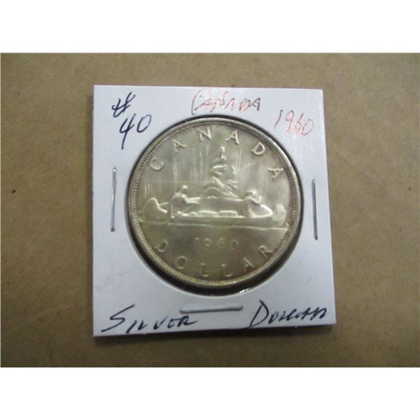 1960 CANADA SILVER DOLLAR