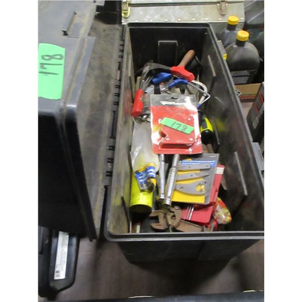 BLACK TOOLBOX C/W TOOLS