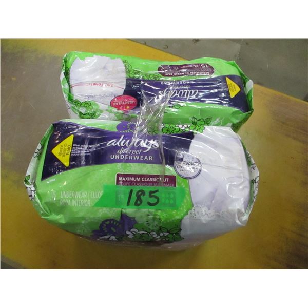 2 - 15 PACKS UNDERWEAR (XL)