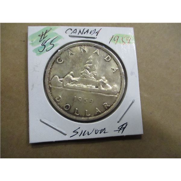 1959 CANADA SILVER DOLLAR