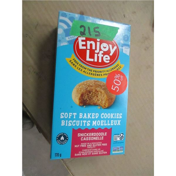SHELF PULLS (AS IS):  ENJOY LIFE COOKIES (170G) - BOX