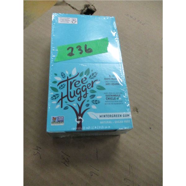 SHELF PULLS (AS IS):  WINTERGREEN GUM (168 STICKS) - BOX