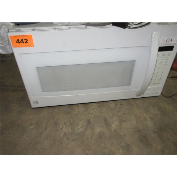 KENMORE UNDER COUNTER MICROWAVE (POWERS UP)