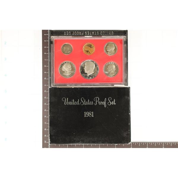 1981 US PROOF SET (WITH BOX)