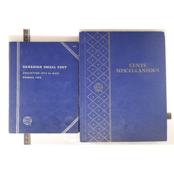 76 CANADIAN 1 CENT COINS HOUSED IN WHITMAN ALBUMS