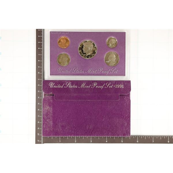 1991 US PROOF SET (WITH BOX)