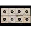 Image 1 : 8 MINI REPLICAS OF US QUARTERS. 2-1924, 4-1978 &