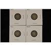 1898, 1899, 1902 &  1908-D SILVER BARBER DIMES