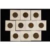 10 INDIAN HEAD CENTS: 1898, 1899, 1900, 1901, 1902
