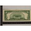 Image 2 : 1953 US $5 SILVER CERTIFICATE BLUE SEAL CRISP