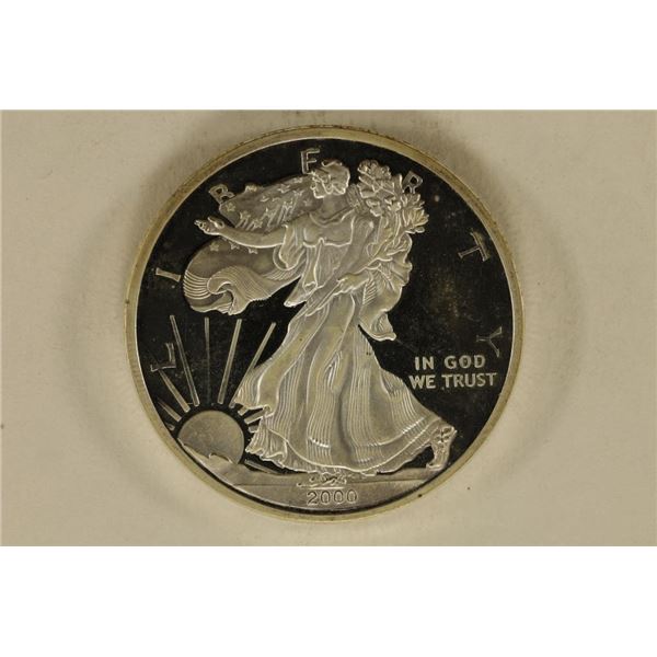 1 TROY OZ .999 FINE SILVER PF ROUND AMERICAN SILV.