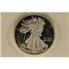 Image 1 : 1 TROY OZ .999 FINE SILVER PF ROUND AMERICAN SILV.