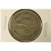 Image 1 : 1942 NEW ZEALAND SILVER 1 FLORIN .1818 OZ. ASW