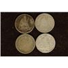 Image 1 : 1853, 1876, 1877 &1885 SILVER SEATED LIBERTY DIMES