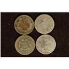 Image 2 : 1853, 1876, 1877 &1885 SILVER SEATED LIBERTY DIMES