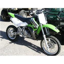 2002 KAWASAKI KX 65 C.C MOTORCYCLE GREEN/WHITE