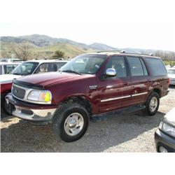 1997 FORD EXPEDITION LL BURGUNDY AIR BAGS A/C