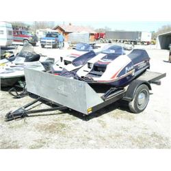 MODEL 13-23M80 SNOW MACHINE WESTERN TRAILER