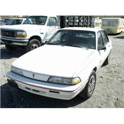 1992 PONTIAC SUNBIRD 4D WHITE CRUISE TILT CD
