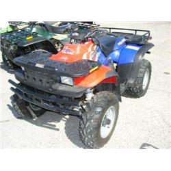 2002 POLARIS MAGNUM 325 ATV 44 RED/BLUE VIN#