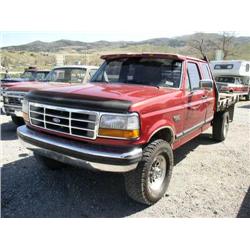 1992 FORD F250 XLT PICKUP MAROON A/C CRUISE