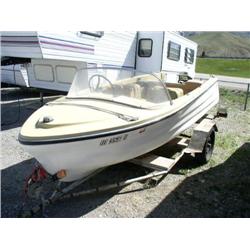 1972 SEA SWIRL BOAT AND 1984 TRAILER