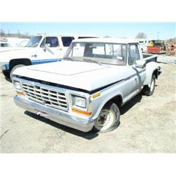 1979 FORD F100 PICKUP GRAY TILT RADIO PLAYER