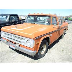 1971 DODGE 3/4 TON PICKUP ORANGE VIN# D24BJ1U34