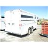 Image 1 : 2004 TRAILS WEST CLASSIC 3H HORSE TRAILER WHITE