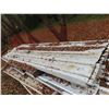Image 2 : 18 Sheets of Used White Sheet Metal : (10) 36'' x 136'' , (3) 