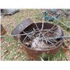 Image 2 : 2 Metal Fire Rings 16'' Tall x 41'' Wide + 17'' Tall x 29 1/2'' Wide