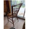 Image 2 : Wood / Wicker Back Chair 