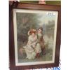 Image 2 : Antique Oak Framed Picture 25'' x 20'' 