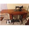 Image 1 : Singer Treddle Sewing Machine 