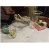 Image 1 : Glass Vase , 2 Vases , (4) 80% Full Candles 