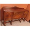 Image 1 : Gorgeous 8 Piece Walnut Dining Room Suite : Table with