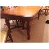 Image 8 : Gorgeous 8 Piece Walnut Dining Room Suite : Table with