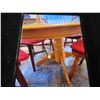 Image 2 : Table 59'' x 41 1/2'' x 30'' with 5 Chairs (3 Same Style , 2 