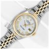 Image 3 : Rolex Ladies 2T Quickset White Roman 26MM Datejust Wristwatch