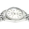 Image 8 : Rolex Mens Stainless Steel 36MM Silver Index Engine Turn Datejust Wristwatch