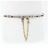 Image 3 : Antique Edwardian 18k Gold Platinum Black Onyx & Rose Cut Diamond Belly Bracelet