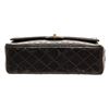 Image 4 : Chanel Black Quilted Lambskin CC Paris Single Classic Flap Shoulder Bag