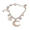 Image 1 : Chanel Gray Faux Pearl Moon Bracelet