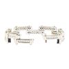 Image 3 : 7.75 ctw Diamond Staggered Bar Bracelet - 18KT White Gold