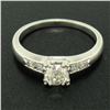 Image 3 : Antique Art Deco .900 Platinum 0.51 ctw Old European Cut Diamond Engagement Ring