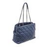 Image 3 : Chanel Navy Blue Quilted Leather Boy Camera Shoulder Bag