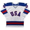 Image 4 : 1980 USA Hockey 19 Autos Craig, Eruzione, Broten Signed White Jersey BECKETT COA