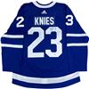 Image 1 : Matthew Knies Autographed Toronto Maple Leafs Pro Jersey FROZEN POND COA