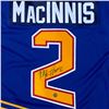 Image 2 : Al MacInnis Autographed St. Louis Blues Replica Jersey FROZEN POND COA